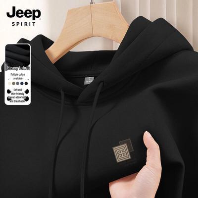 JEEP SPIRIT Men's American Style Hooded Sweatshirt
