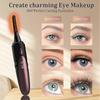 Heated Eyelash Curlers  LED Display USB Rechargeable Electric Eyelash Curler with 4 Heating Modes black