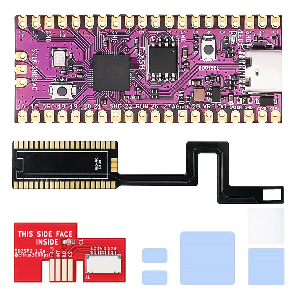 For Raspberry Pi Pico Picoboot FPC Flexible Ribbon Cable with GC2SD/SD2SP2 FPC Flex Solder Cable for NGC Gamecube Game Console
