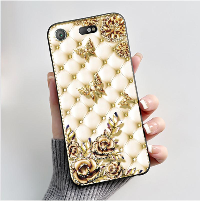 Popular Anime Lucky Printed Case For Sony Xperia XZ1 Compact/Xperia XZ1 mini G8441 SO-02K Anti-scratch Silicone Black Case Shell
