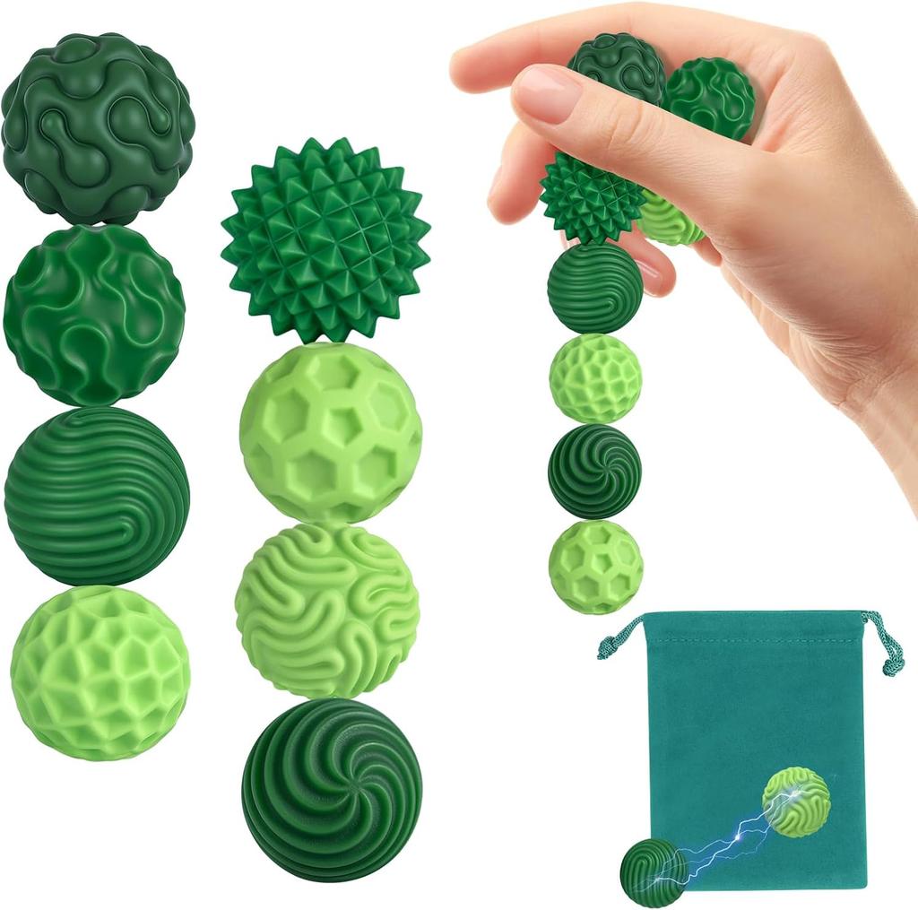 Magnetic Fidget Toys, Silicone Balls,Anti-Stress Balls,Sensory Toy for Adults,Children,Sensory Magnetic Balls Set,Stress Relief and Relaxation