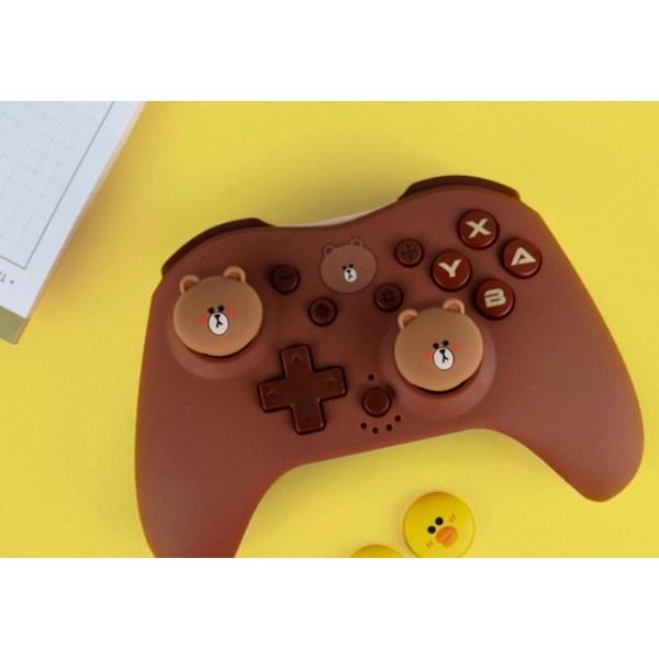 GameMac Nintendo Switch Line Friends Controller Set Brown, 1 Set