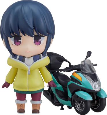 Nendoroid Shima Rin Bike Plastic Painted Movable Figure G12909 Yurucamp Three-Wheel Ver. Non-scale