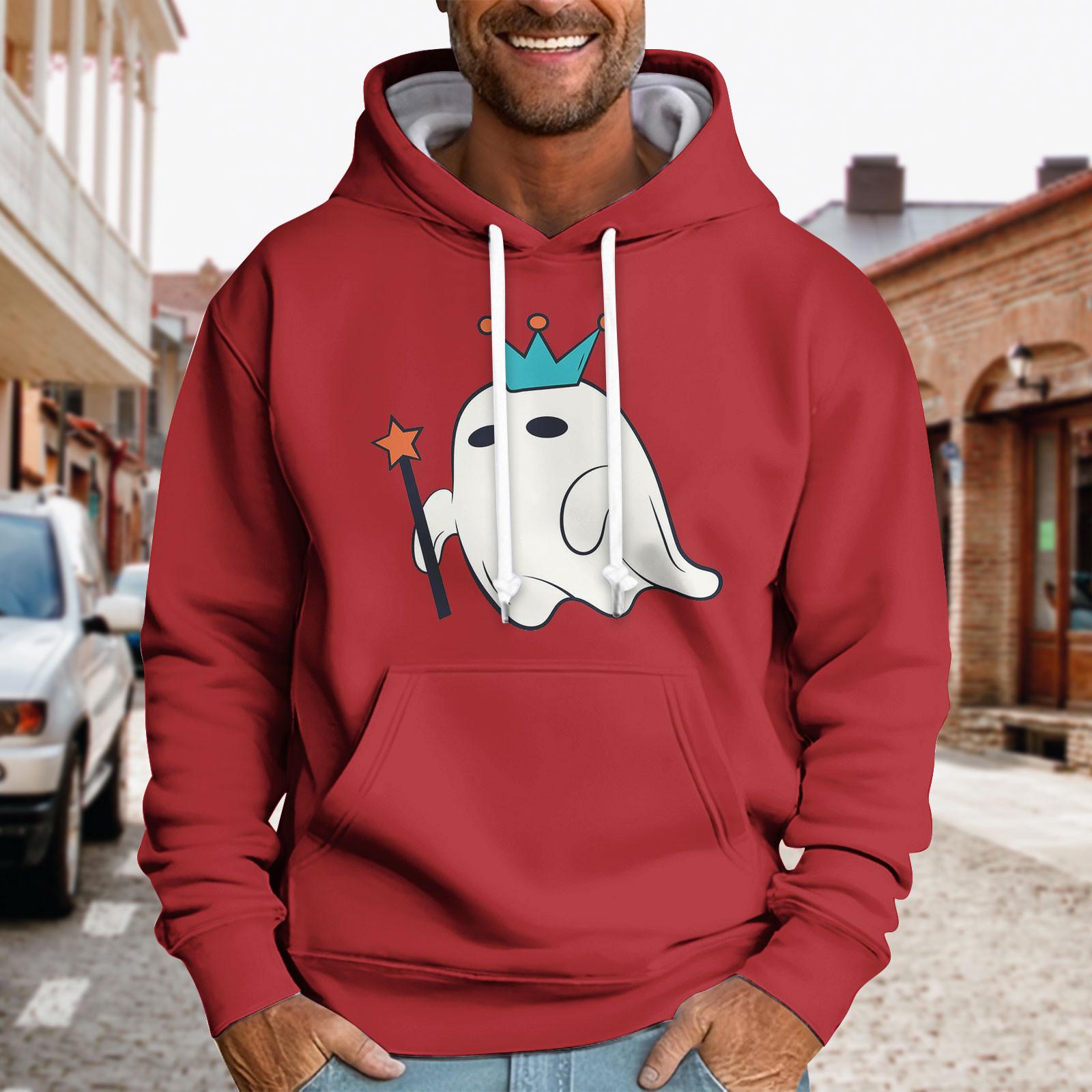 

Спортивный костюм с капюшоном, унисекс, одежда для бега, пуловер с длинными рукавами, толстовка с капюшоном XXL красный