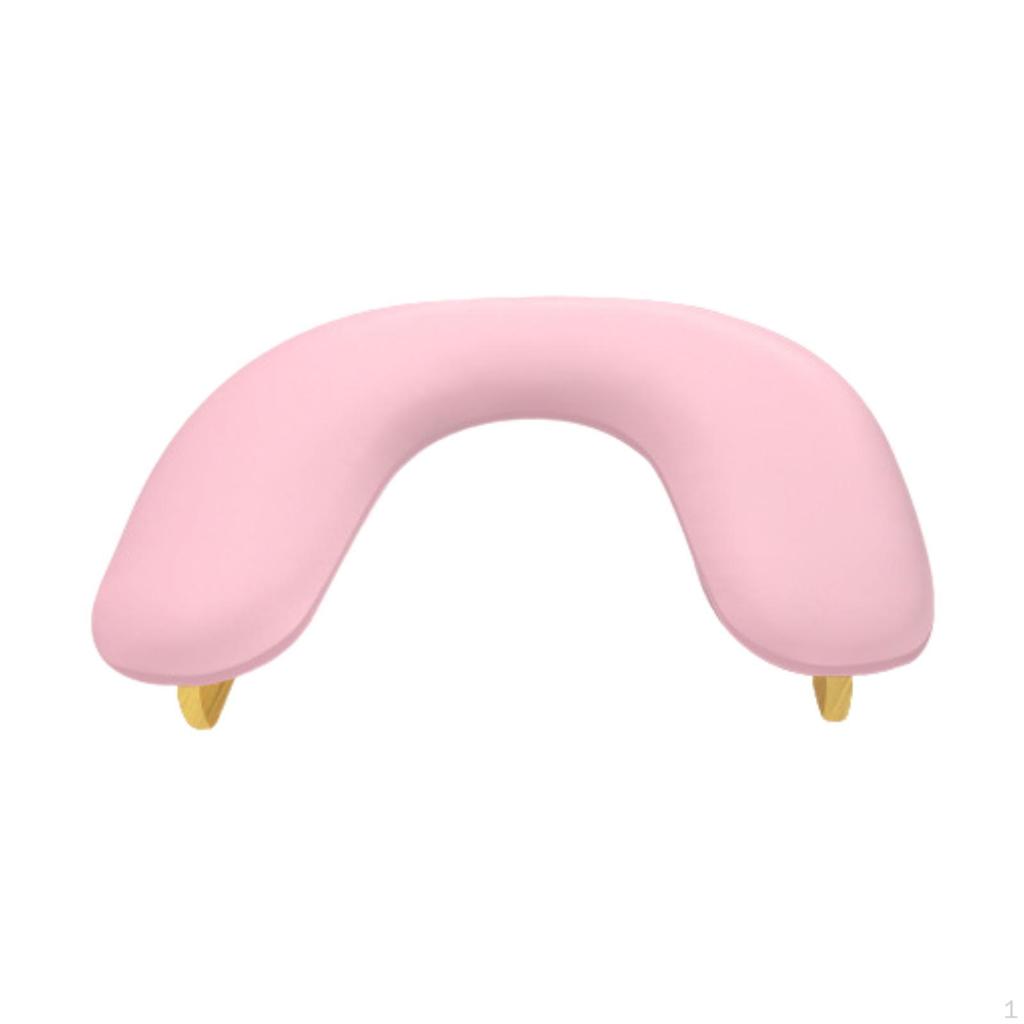Comfortable And Non-slip PU Leather Hand Rest for Manicure Makeup