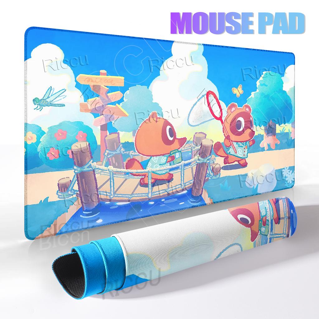 Kawaii A-Animals Extended Mouse Pad C-Crossing Gaming Accessories Mouse Rug Keyboard Mat PC Gamer Desk Carpet Computer Tablepads