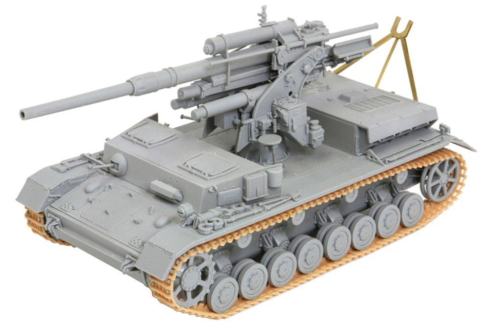 

Platz Scale World War II German Panzer IV H Gun with Flak 36 Gun Plastic Model Kit DR6829 1/35 Ausf. Self-Propelled 8.8cm Anti-Aircraft