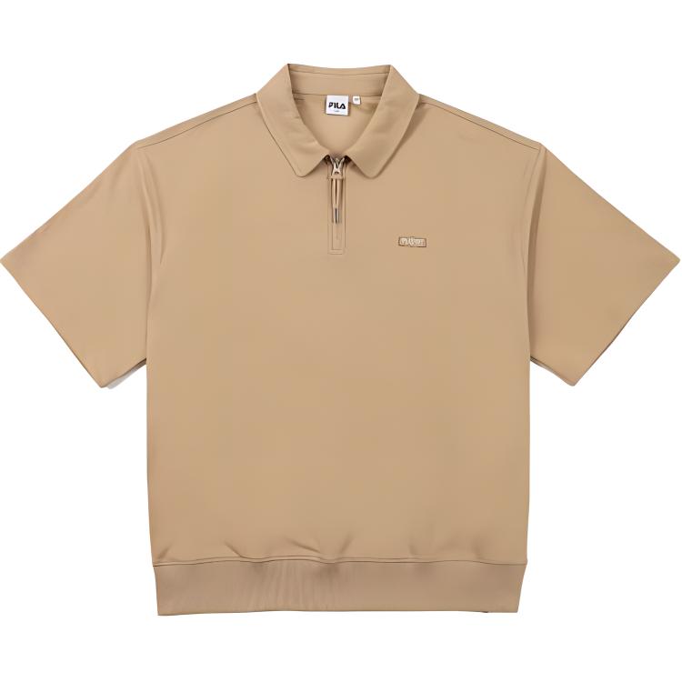 FILA Polo Shirts Men s Brown Polo Collar Moderate Other FS2POF2134X_BEG 100