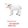 Farm Animal Figurine Set: Cow, Sheep, Chicken, Duck, Goose, Pig, Dog - Early Education Toy