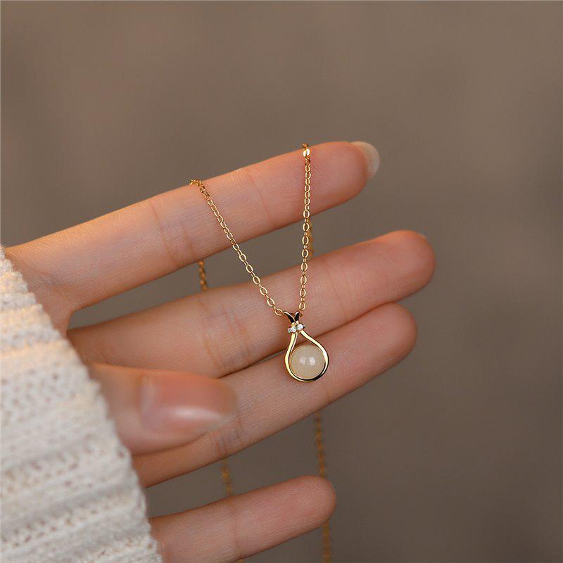 

Ожерелье из денежного мешка Guofeng, новая китайская нишевая цепочка на ключицу, женская