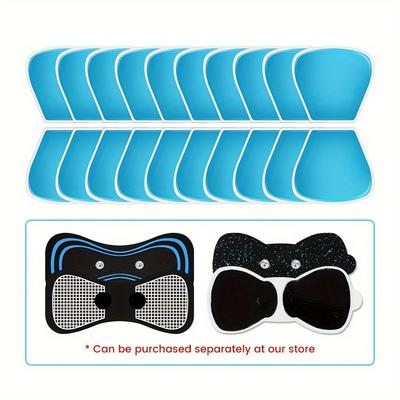 Gelpads für Nacken- und Körpermassagegerät, nicht elektrisch betriebene Ersatzgelblätter, bequeme Patches für Rückenmassagegeräte, langlebig und wiederverwendbar, für das Home Spa