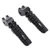 Motorcycle Front Foot Pegs Short Handle Anti Slip Aluminum Alloy Sturdy High Strength Footrest Pegs Pedals For T100