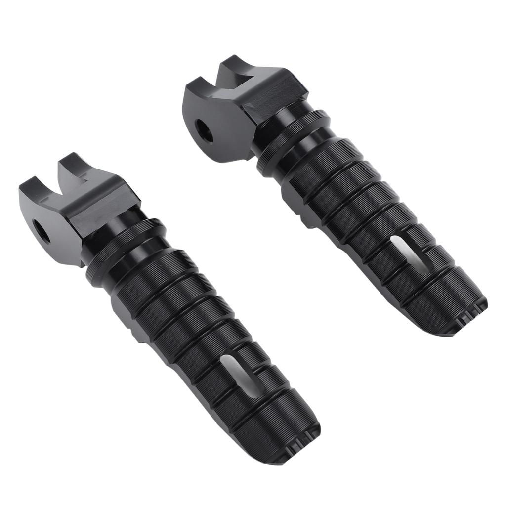 Motorcycle Front Foot Pegs Short Handle Anti Slip Aluminum Alloy Sturdy High Strength Footrest Pegs Pedals For T100