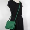 BOTTEGAVENETA Mounting Envelope Shoulder Bag 2WAYChainShoulder Green leather Women Used