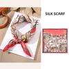 53x53cm 100% Mulberry Silk Scarf Luxury Square Hair Bandana Elegant Head Wrap Neckerchief Sunscreen Shawl for Women