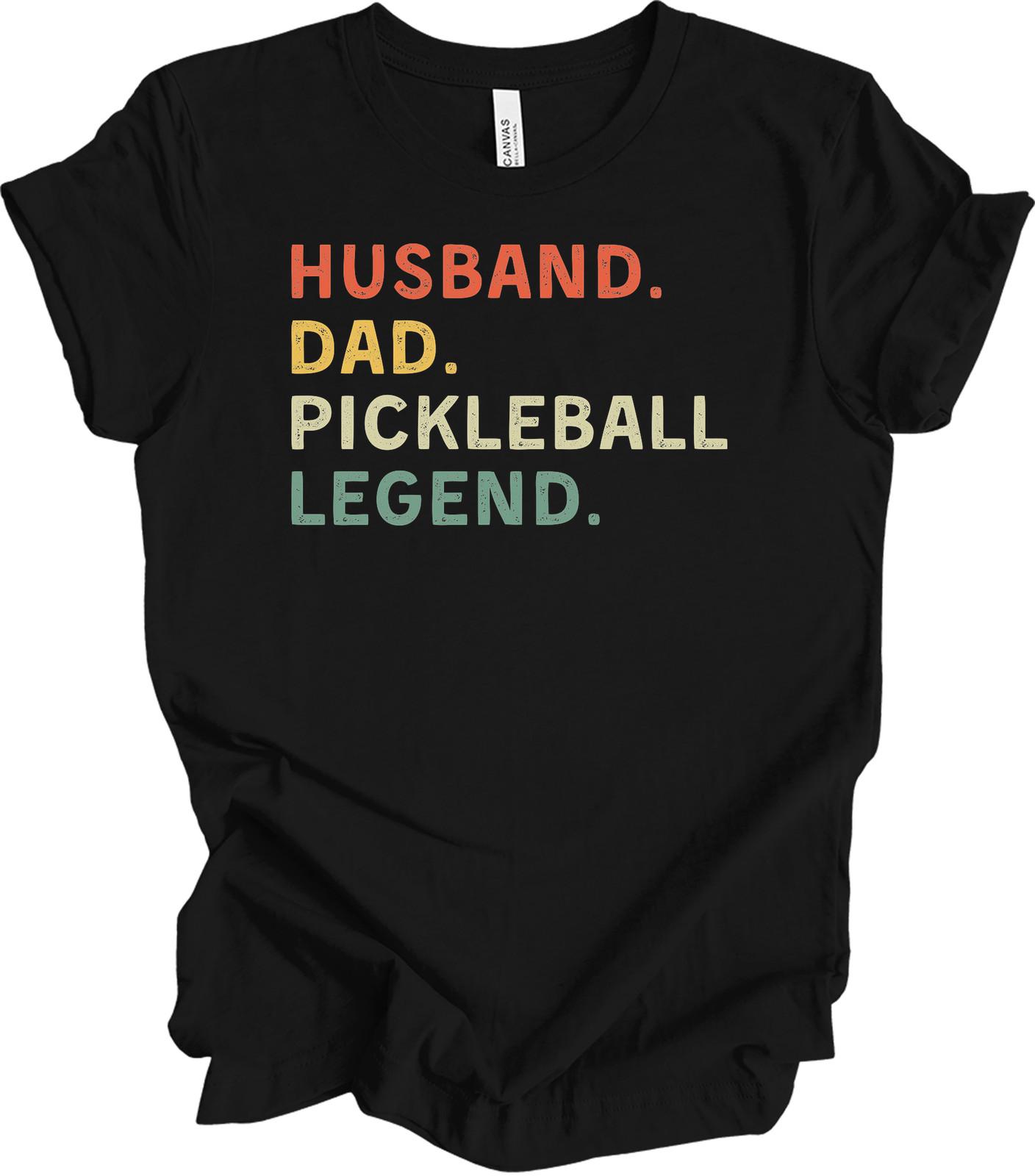 Husband Dad Pickleball Legend Shirt Funny Vintage Dad Pickleball Joke Gift XXXL
