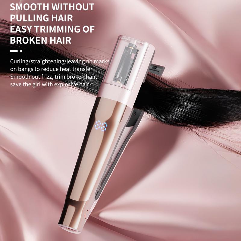 Haarspitzen Trimmer Spliss Entferner Trocken Geschädigt Brüchig Professionell Automatisch Trimmt Spliss für Frauen Kabellose Haarschneidemaschine