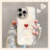 Simple Love Bracelet Knot Suitable for 17promax Mobile Phone Case Iphone16 Light Luxury Premium 15 Shell Pattern 14 Women