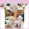 Charming Short Fur Lamb Plush Toy Colorful Cute Sheep Key Holder