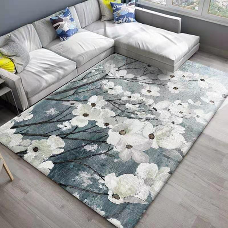3D Carpet Living Room Bedroom Printed Carpet Wedding Floor Mat Modern and Simple Carpet