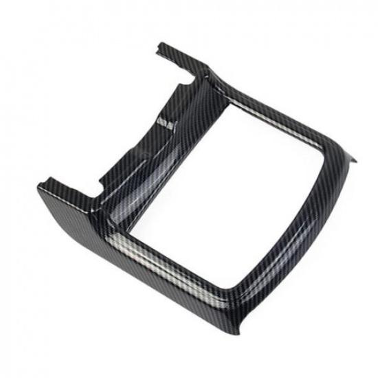 Carbon Fiber Inner Central Control Water Cup Holder Cover Trim for Dodge Charger