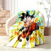 Dragon Ball blanket Flannel Blanket Soft Cozy Plush Throw for Sofa Bed Lightweight Home Decor
