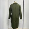 Women's Vintage Casual Lattice Print Autumn Winter Long Sleeve POLO Neck Jackets & Coats