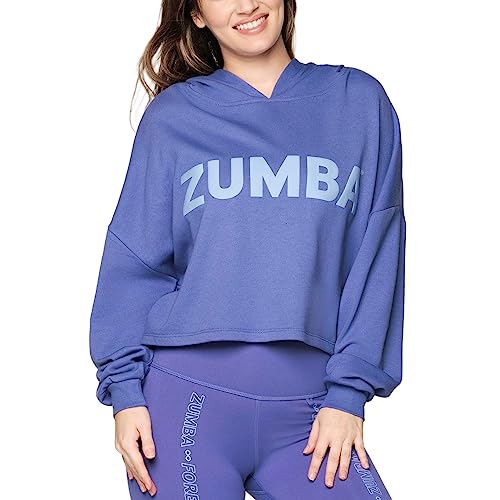 ZUMBA WEAR Укороченная толстовка Z1T000278, Размер Маленький, Фиолетовый