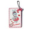 Shinada Global SWIMMER Strawberry Check Rabbit Pass X 2 X Goods Case, 7.2 11.2 Cm, Swimmer's