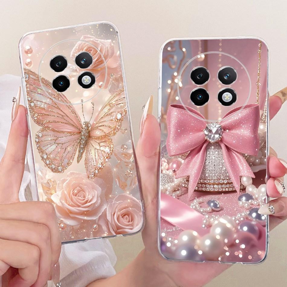 For Realme 13 Pro Plus 5G Cute Flower Butterfly Cat Painted Case For Realme 13 Pro+ 13Pro 5G Soft Silicone TPU Phone Cases