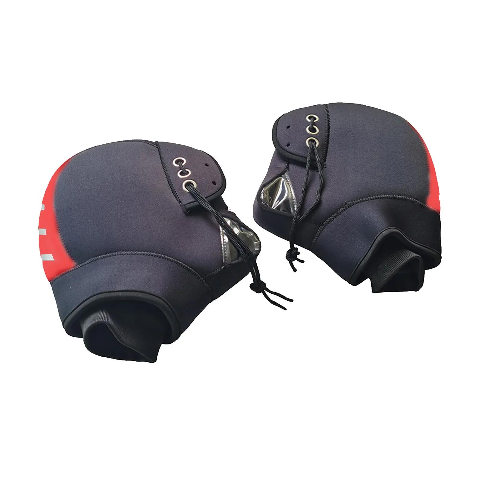 

Перчатки для снегоходов Водонепроницаемые рукоятки для мотоциклов Рукавицы Ветрозащитные перчатки для езды на мотоциклах Скутерах Квадроциклах красный