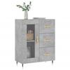 VidaXL Buffet Concrete Grey 69.5x34x90 Cm Engineered Wood 828024