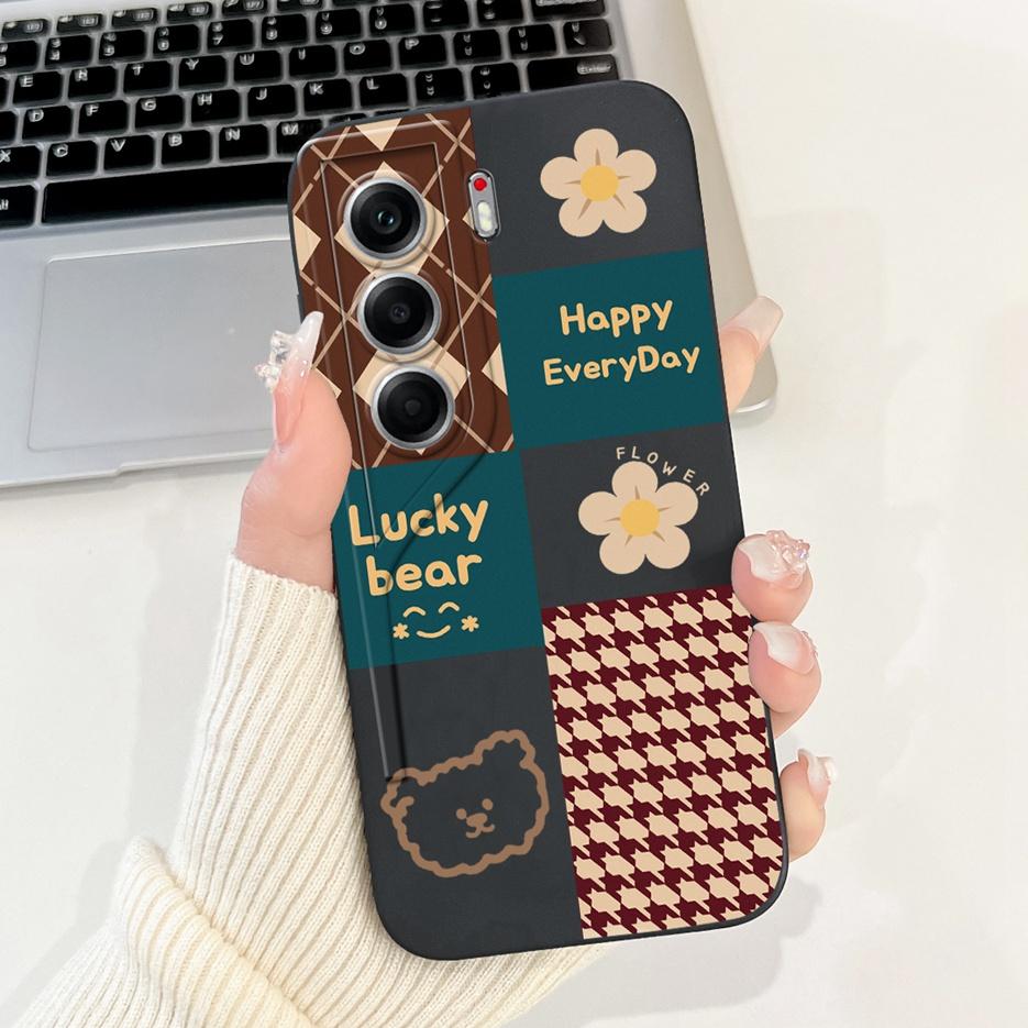 For Tecno Camon 40 Pro 4G Case CM6 Luxury Art Painted Cover Shockproof Phone Case For Tecno Camon40 Camon 40 Pro CM7 Soft Fundas