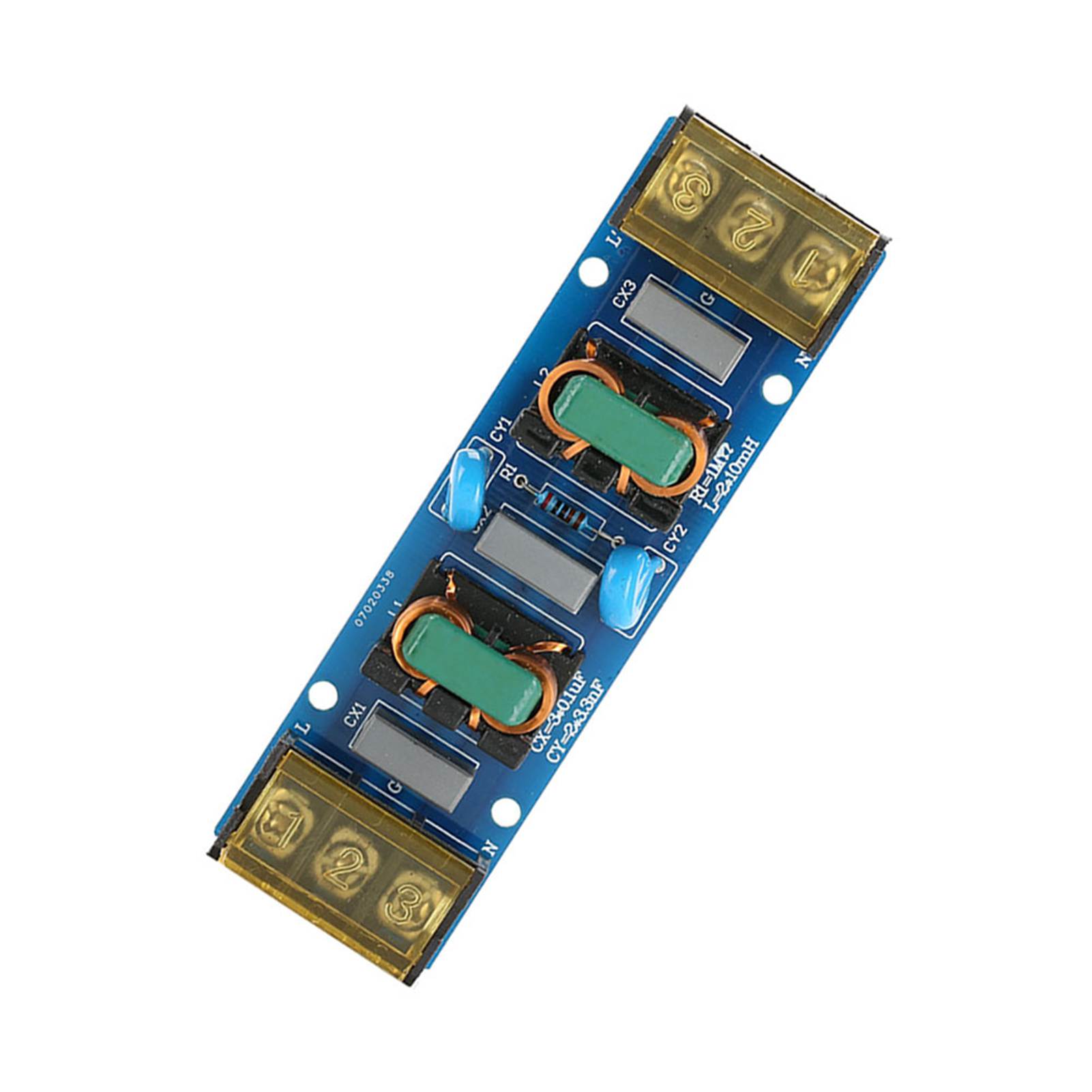 

EMI Високочастотна Двоступенева Силова Низькочастотна Фільтруюча Плата Для Блоку Живлення (25A)