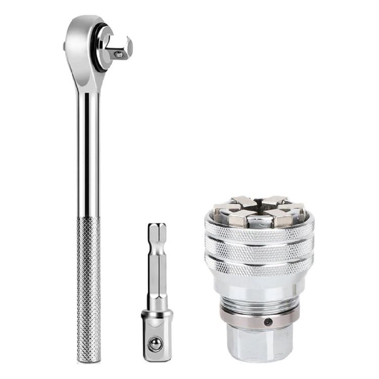 Universal Socket Set 10‑19mm Socket for Unscrew Bolt Multifunction Universal Socket Tool Mechanical Workshop Tool