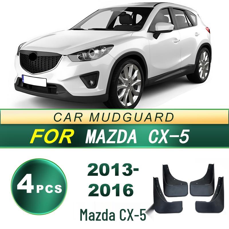 Mazda CX-5 (2013-2016) Soft Rubber Tire Mud Flaps – No Drilling Required