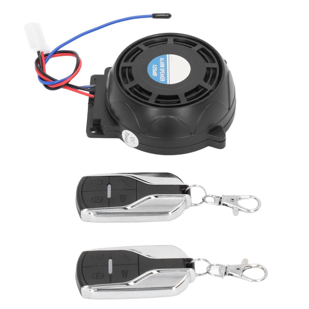 Motorcycle Security Alarm System Anti Theft 2 Remote Control 12V Waterproof Universal for