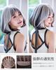 SUN9 Wig Short Straight Wig Women Cosplay Lolita Wig Crossdressing Ladies Full Wig Small Face Natural Heat Resistant Net Gift Box Included Beige Top