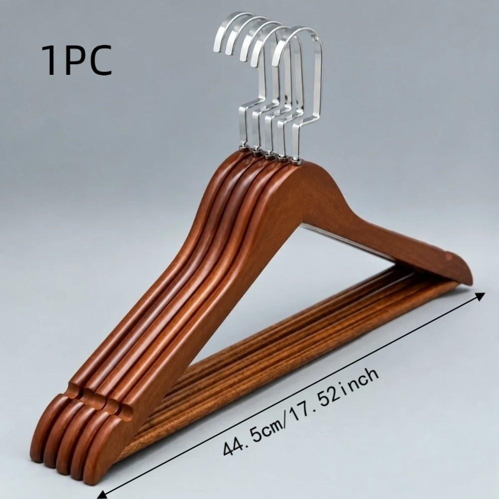 Durable Wood Hangers Swivel Hook Non-Slip Coat Hangers New Wooden Clothes Hangers For Shirts