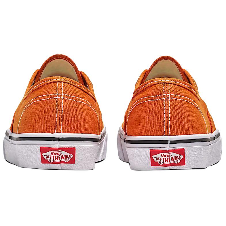 Vans Authentic Comfortable Versatile Durable Low-Top Skate Shoes Unisex Sneaker Orange VN000D6G52K