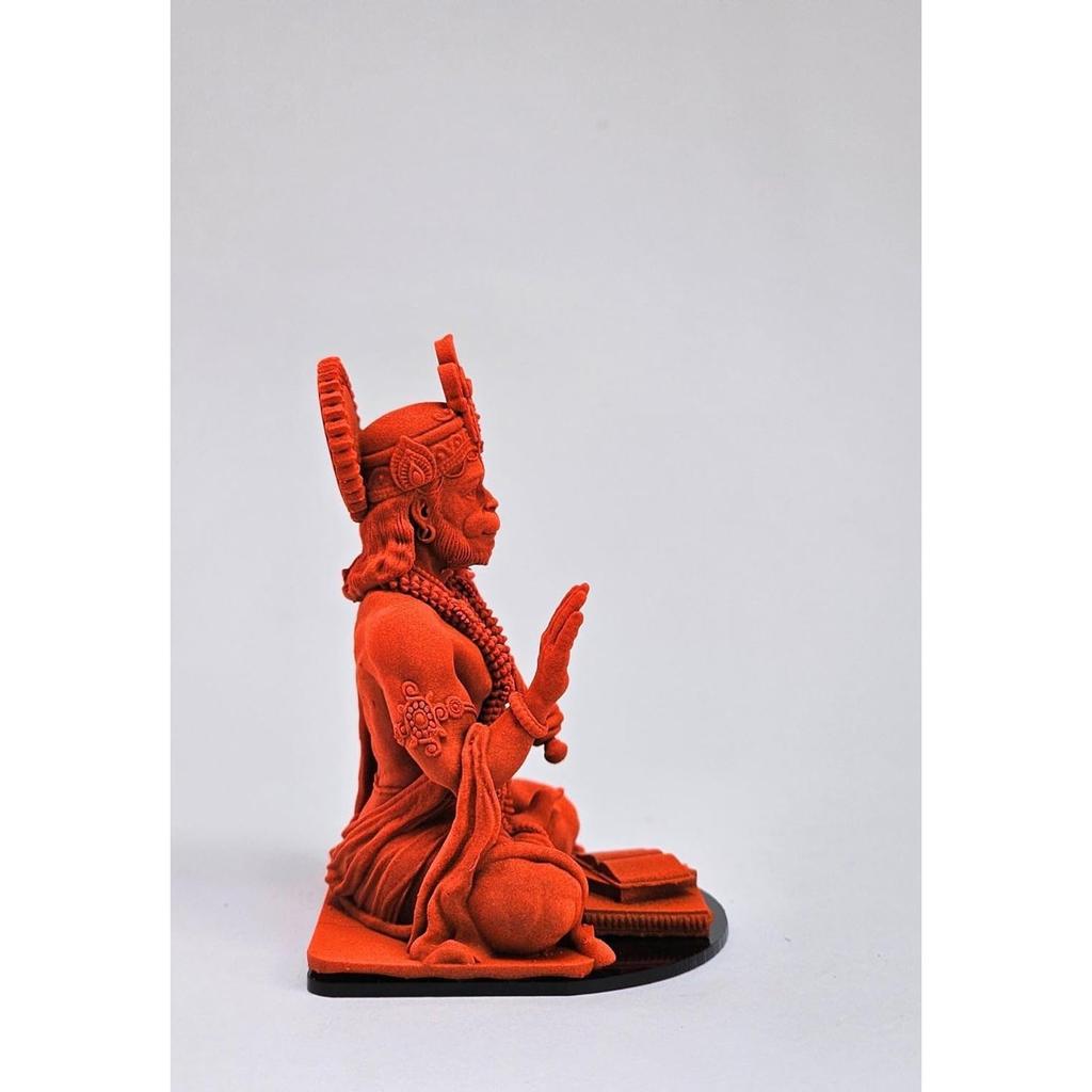 Bahubali Hanuman Ji Murti for Car Dashboard, Lord Hanuman Idol Statue for Home Decoration and Puja, Made with Resin