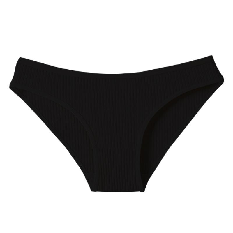 Set de 7 Piezas Bragas Rayadas para Mujer Ropa Interior Femenina Cintura Baja Algodón Sexy Lisas Ropa Interior Femenina Lencería S-XXL