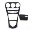 2 st/set Bil Mittkonsol Växelväljare Panel Cover Trim Kolfiber Mittkonsol Ram Klistermärke För Mercedes Benz C GLC 15-18