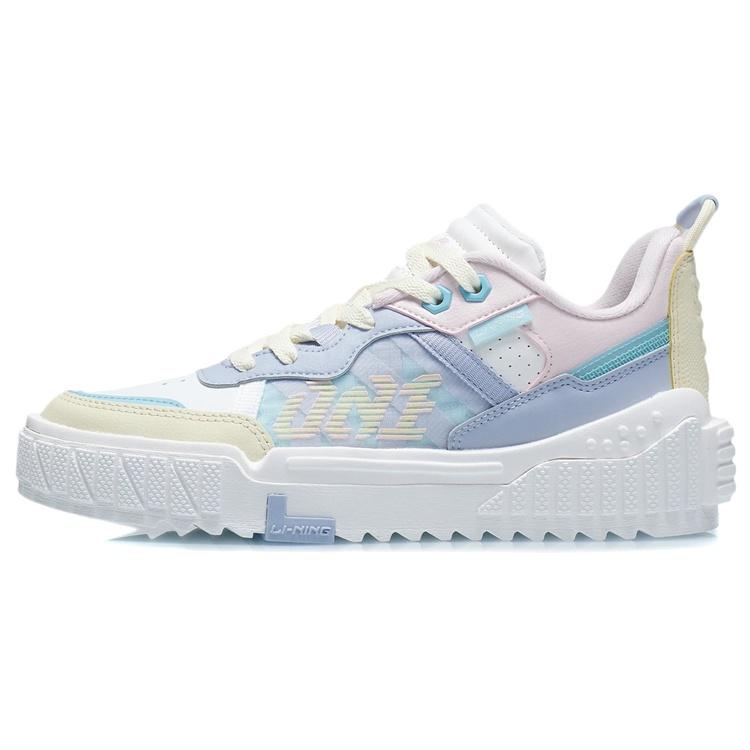 (WMNS) Li-Ning 001 Unblock White Light Blue Weak Pink Women s AGCR152-2 EU 37