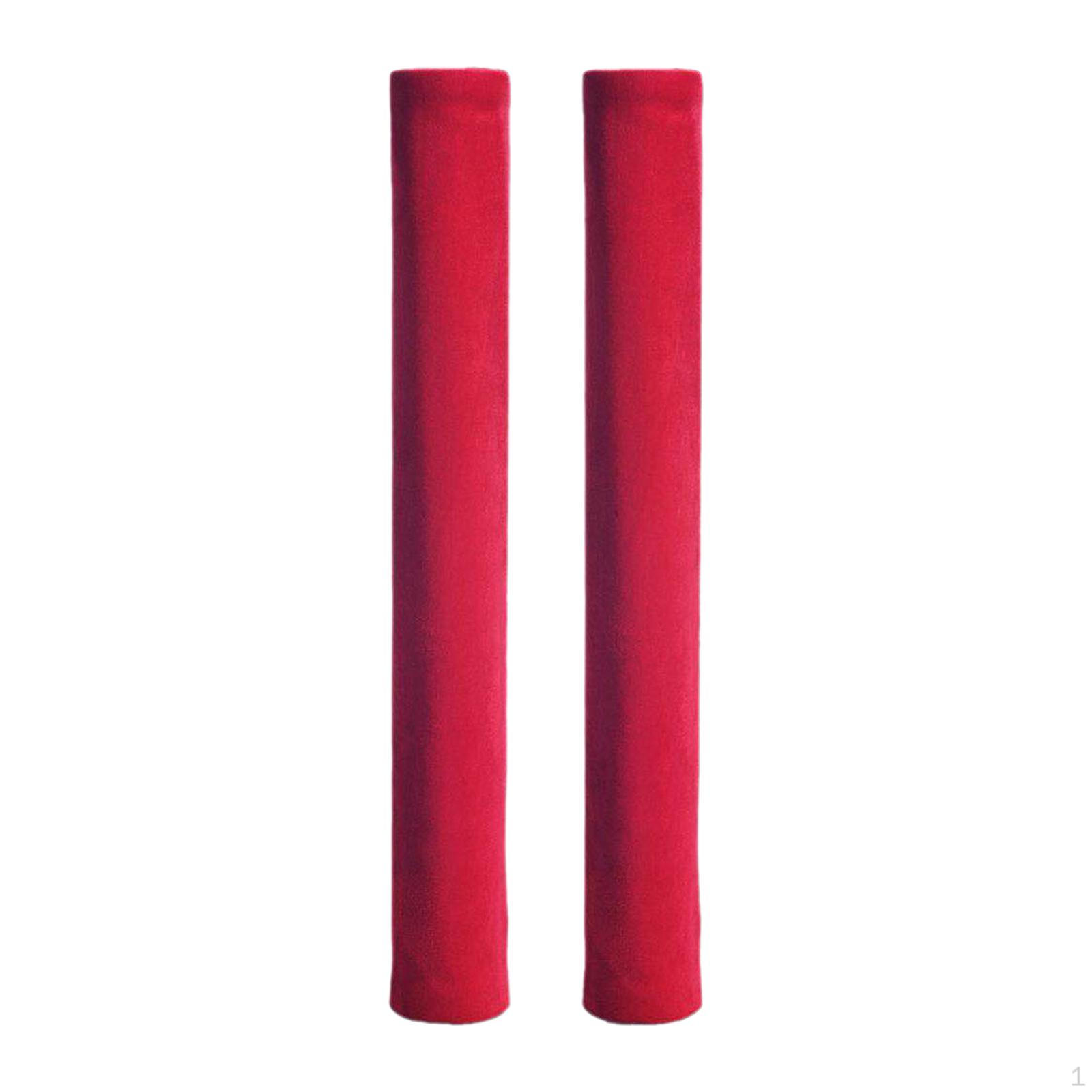 

2 упаковки накладок на дверные ручки холодильника, практичная пылезащитная защита для ручек, нескользящая, многоразовая красный