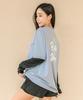 Tyubeuteuli Women'S Loose Fit Layered Rash Guard B723 Blooming Wash
