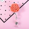 Name Tag Badge Reels Lanyard Badge Chest Pocket Clip Badge Holder Easy Pull Buckle Reel Clip