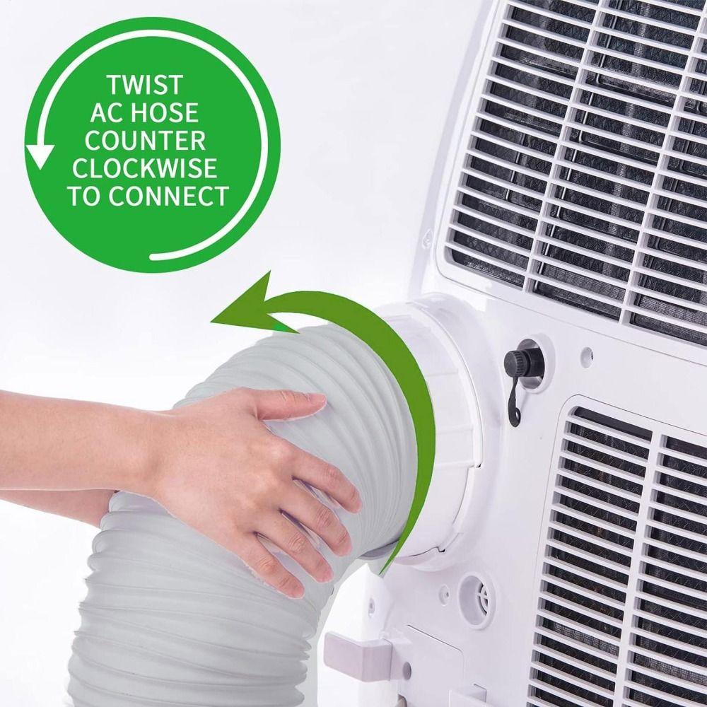 Flexible AC Vent Duct Pipe 150/200CM Exhaust Pipe for Mobile Air Conditioning Home Ventilation