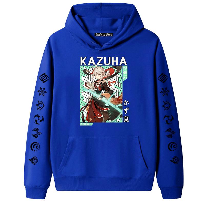 Genshin Impact Mobile Tour Character Maple Yuanwanye hettegenser Langermet genser for menn og kvinner Par Mote Topp fortykket