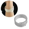 Stapelbarer Mehrschichtiger Armreif Stilvoller Metall Elastischer Schmuck Stapelbarer Armreif Elastisches Armband für Modebewusste Liebhaber